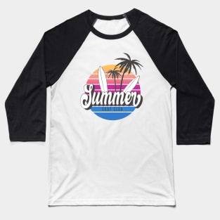 Summer Surf Club Baseball T-Shirt